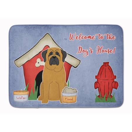 Carolines Treasures Dog House Collection Mastiff Machine Washable Memory Foam Mat BB2772RUG